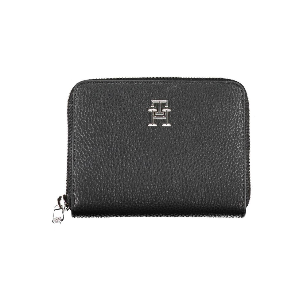 Tommy Hilfiger Black Faux Leather Wallet for Women