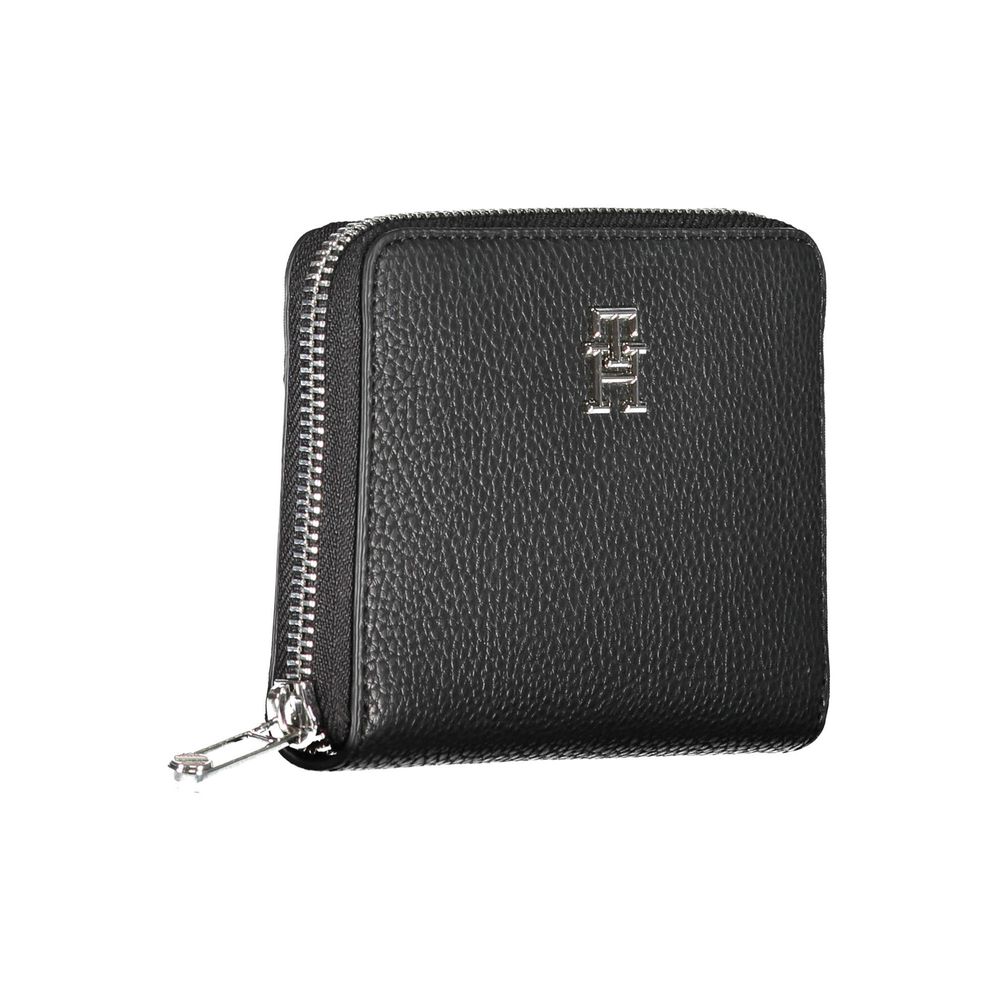 Tommy Hilfiger Black Faux Leather Wallet for Women