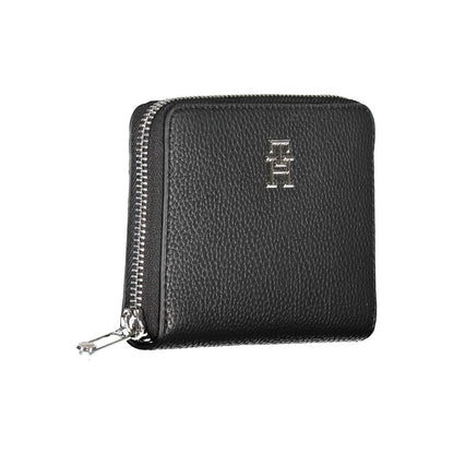 Tommy Hilfiger Black Faux Leather Wallet for Women