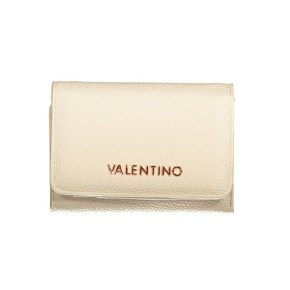 Mario Valentino Beige Leather Effect Wallet with Coin Purse
