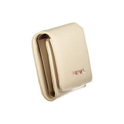 Mario Valentino Beige Leather Effect Wallet with Coin Purse
