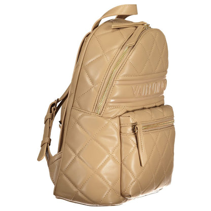 Mario Valentino Beige Leather Effect Women's Backpack