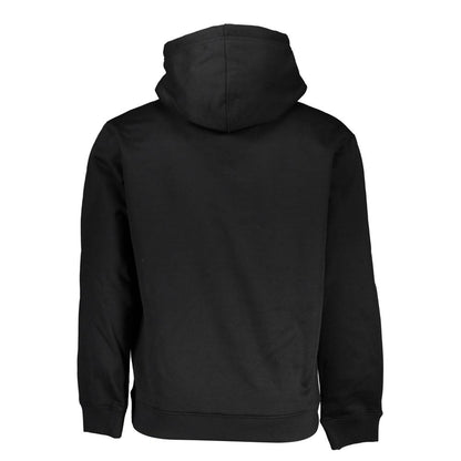 Calvin Klein Sleek Fleece Hooded Sweatshirt - Black