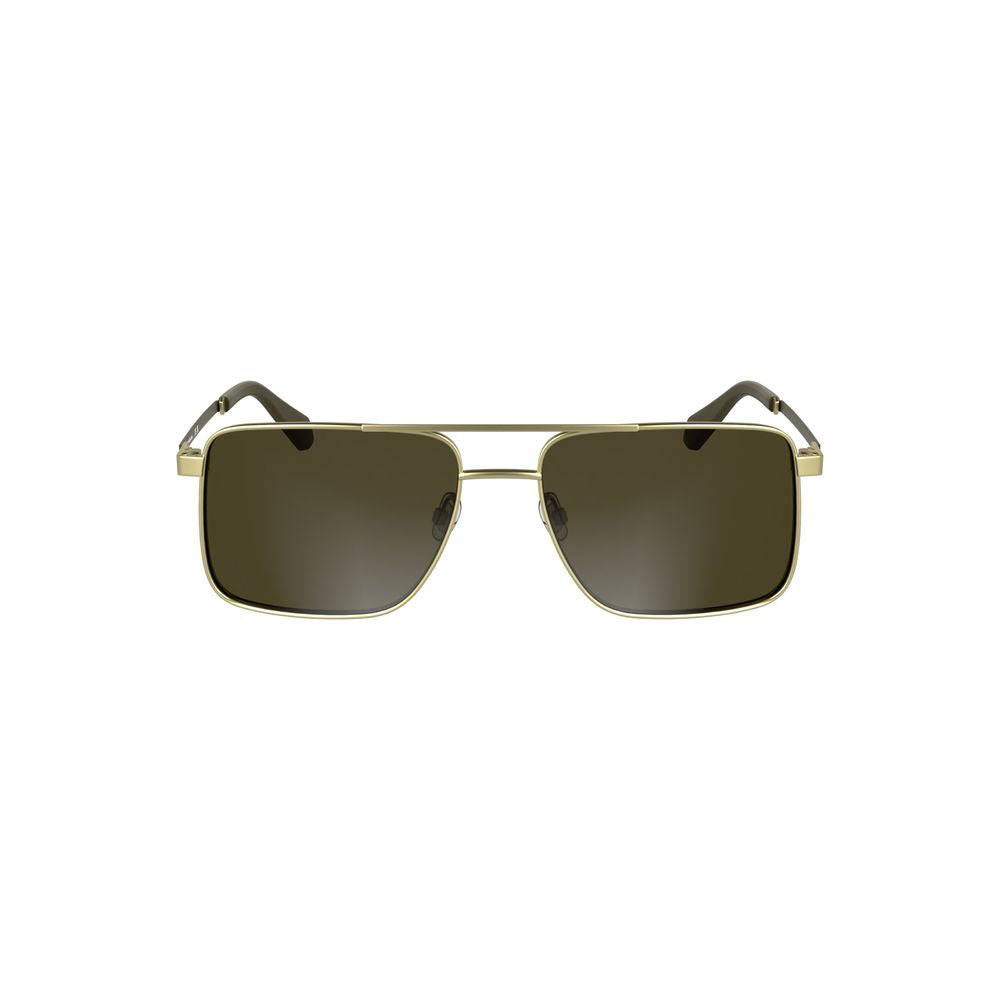 Calvin Klein Gold Metal Men Sunglasses