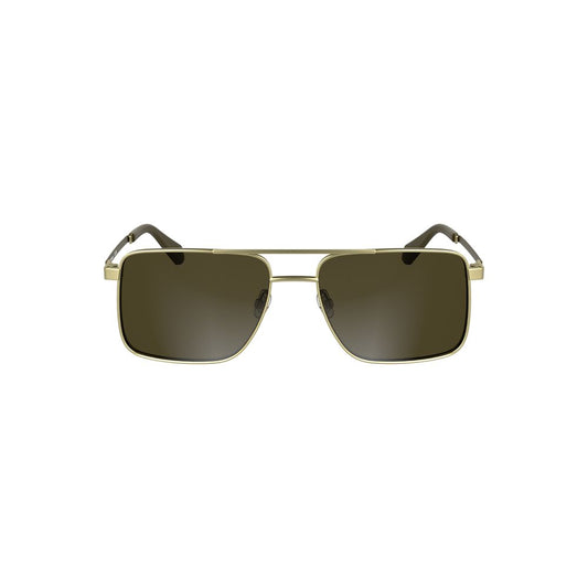 Calvin Klein Gold Metal Men Sunglasses