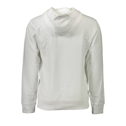 Tommy Hilfiger White Cotton Hooded Sweatshirt