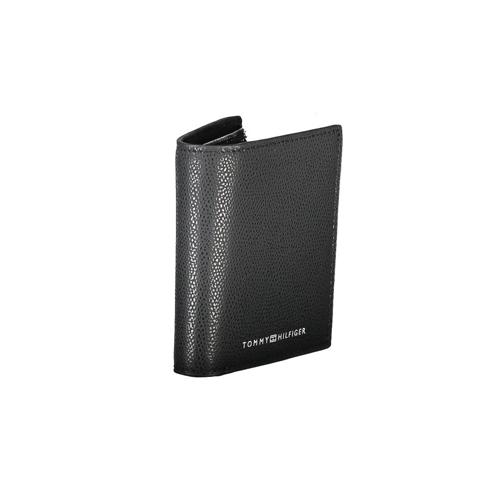Tommy Hilfiger Black Leather Men's Wallet