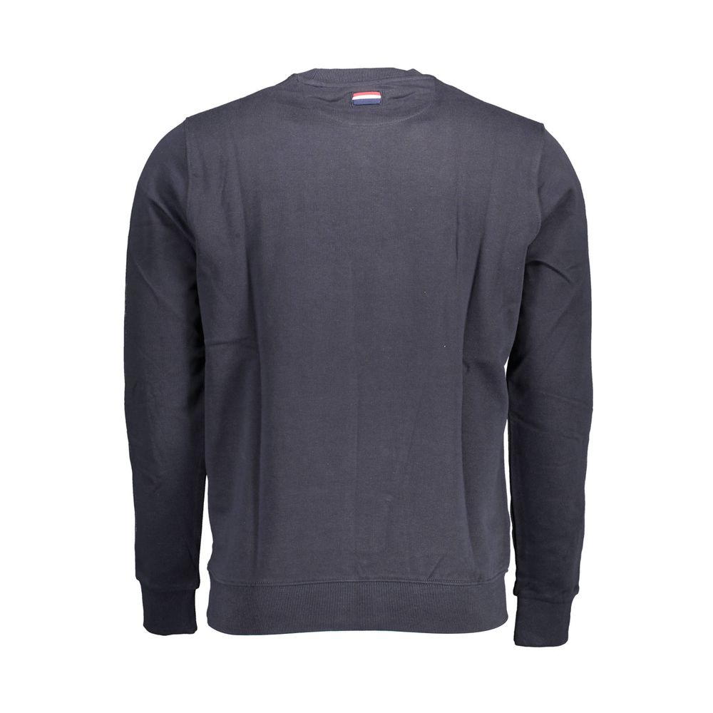 U.S. POLO ASSN. Blue Cotton Long-Sleeve Sweater for Men