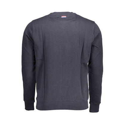U.S. POLO ASSN. Blue Cotton Long-Sleeve Sweater for Men