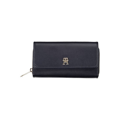 Tommy Hilfiger Blue Faux Leather Women’s Wallet