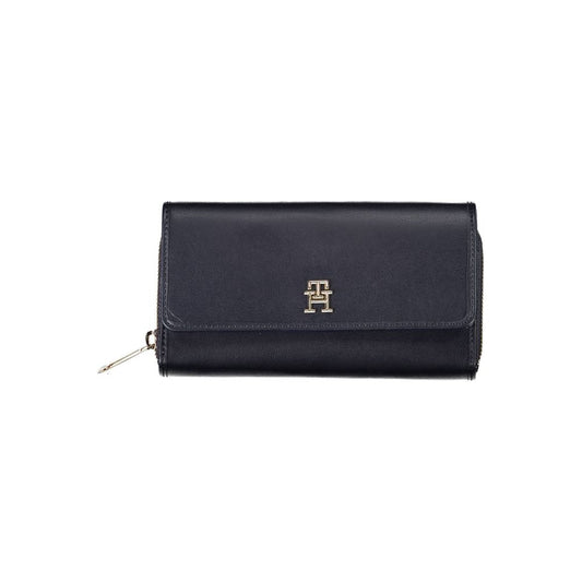 Tommy Hilfiger Blue Faux Leather Women’s Wallet