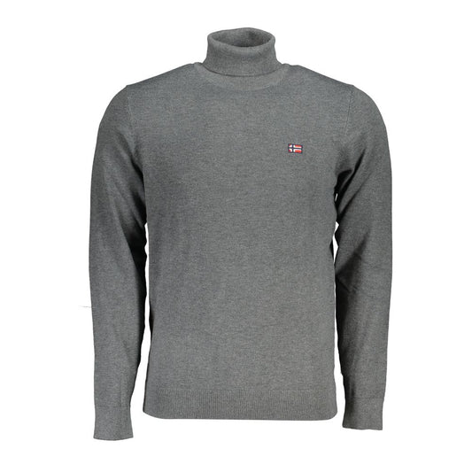 Norway 1963 Gray Turtleneck Sweater for Men