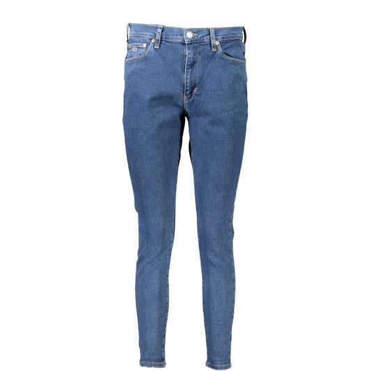 Tommy Hilfiger Blue Cotton Super Skinny Jeans