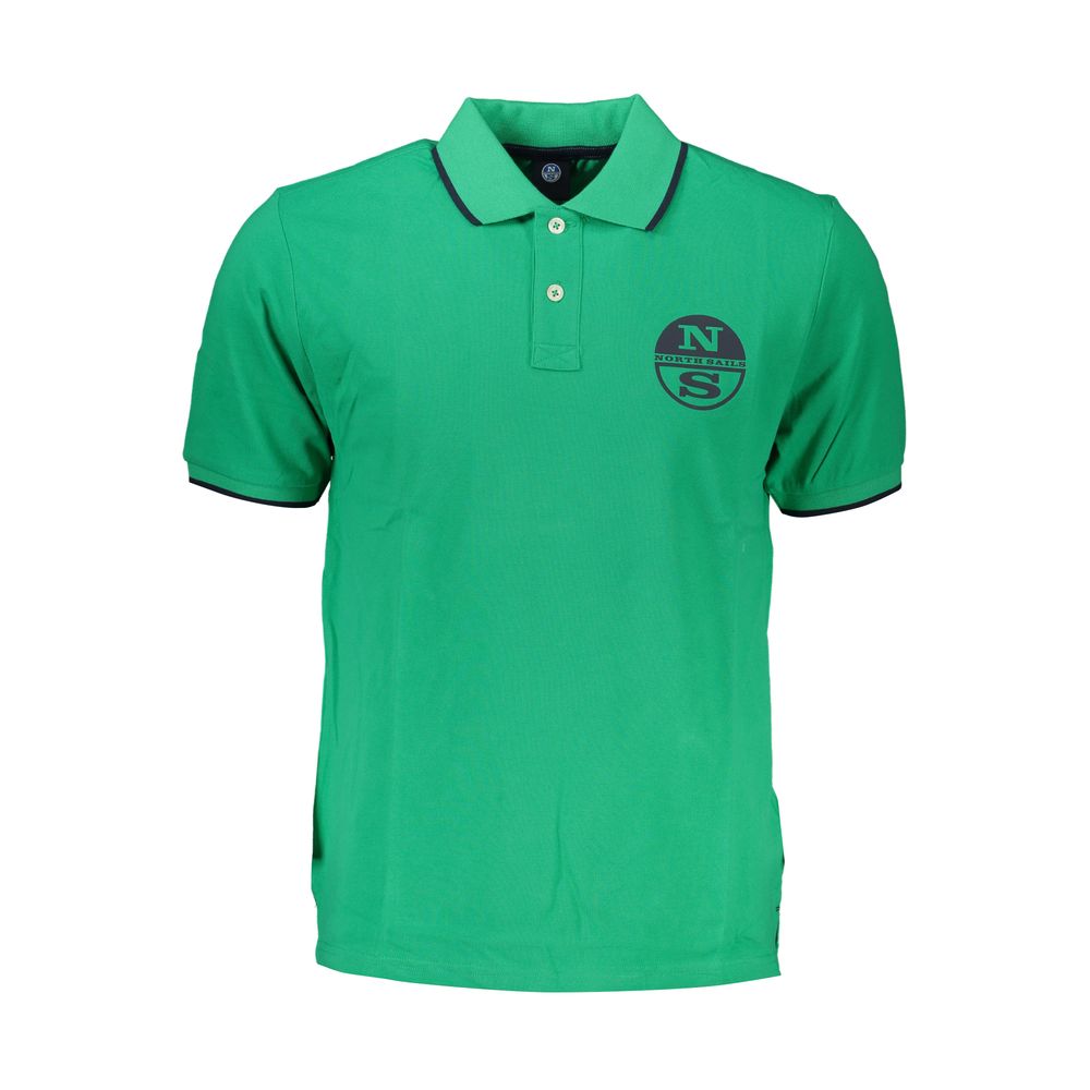 North Sails Green Cotton Polo Shirt - Effortless Maritime Style