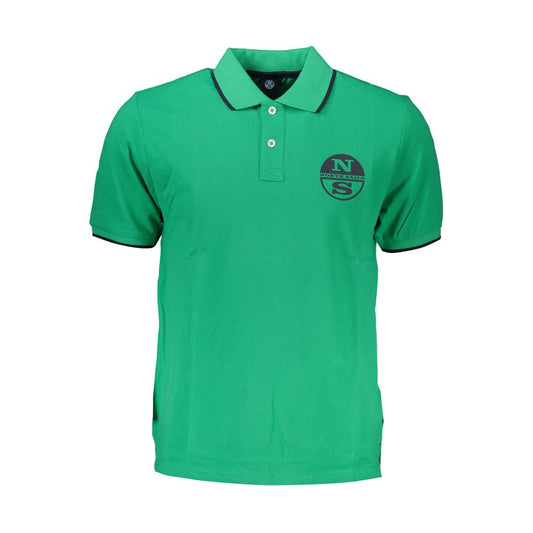 North Sails Green Cotton Polo Shirt - Effortless Maritime Style
