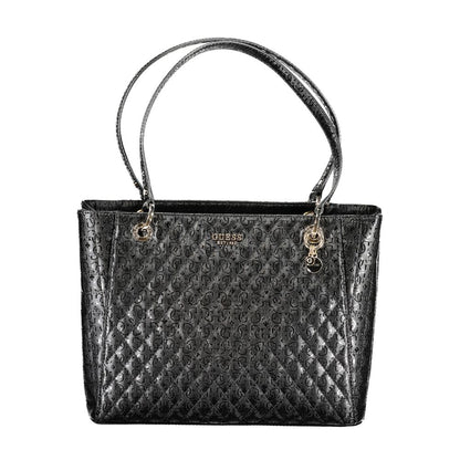 Guess Jeans Black Polyethylene Handbag - Yarmilla Bag