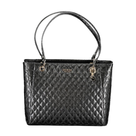 Guess Jeans Black Polyethylene Handbag - Yarmilla Bag