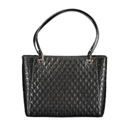 Guess Jeans Black Polyethylene Handbag - Yarmilla Bag