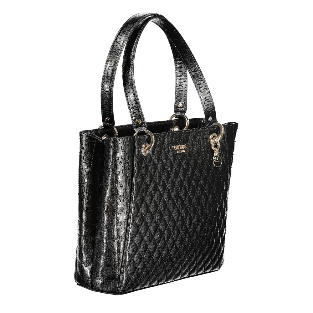 Guess Jeans Black Polyethylene Handbag - Yarmilla Bag