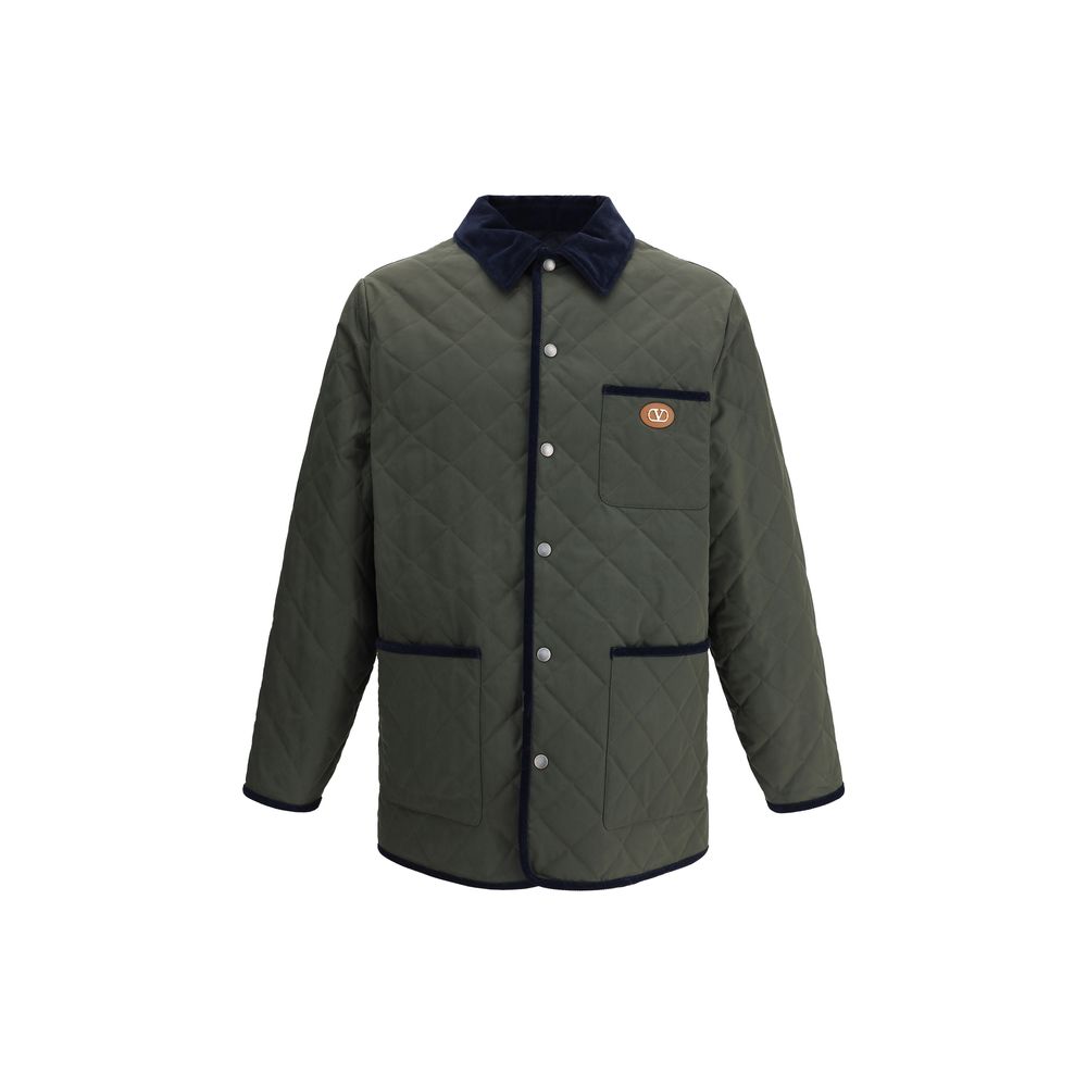 Valentino Logo Quilted Jacket