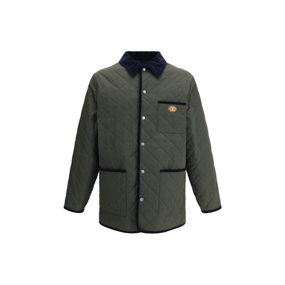 Valentino Logo Quilted Jacket