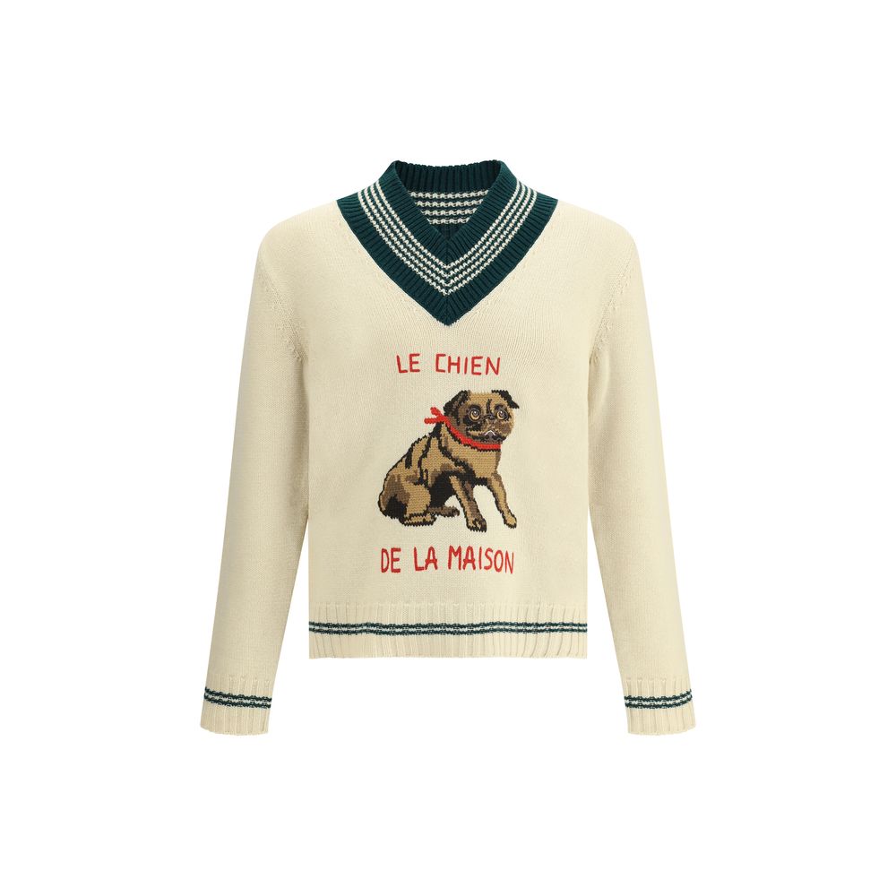 Valentino Le Chien De La Maison Wool Sweater