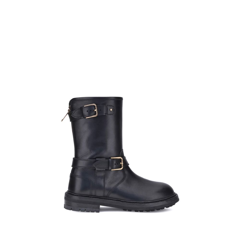 Dolce & Gabbana Leather Ankle Boots