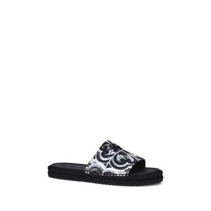Dolce & Gabbana Cotton Sandals – Mediterranean Elegance