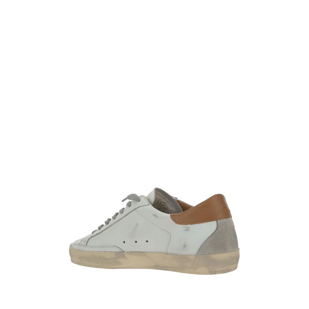 Golden Goose White Leather Superstar Sneakers
