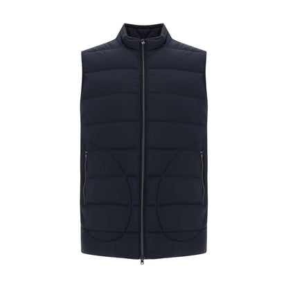 Herno Quilted High Collar Vest