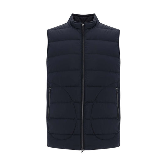 Herno Quilted High Collar Vest