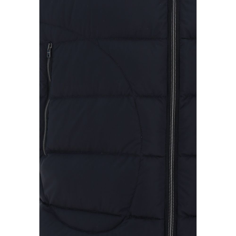Herno Quilted High Collar Vest