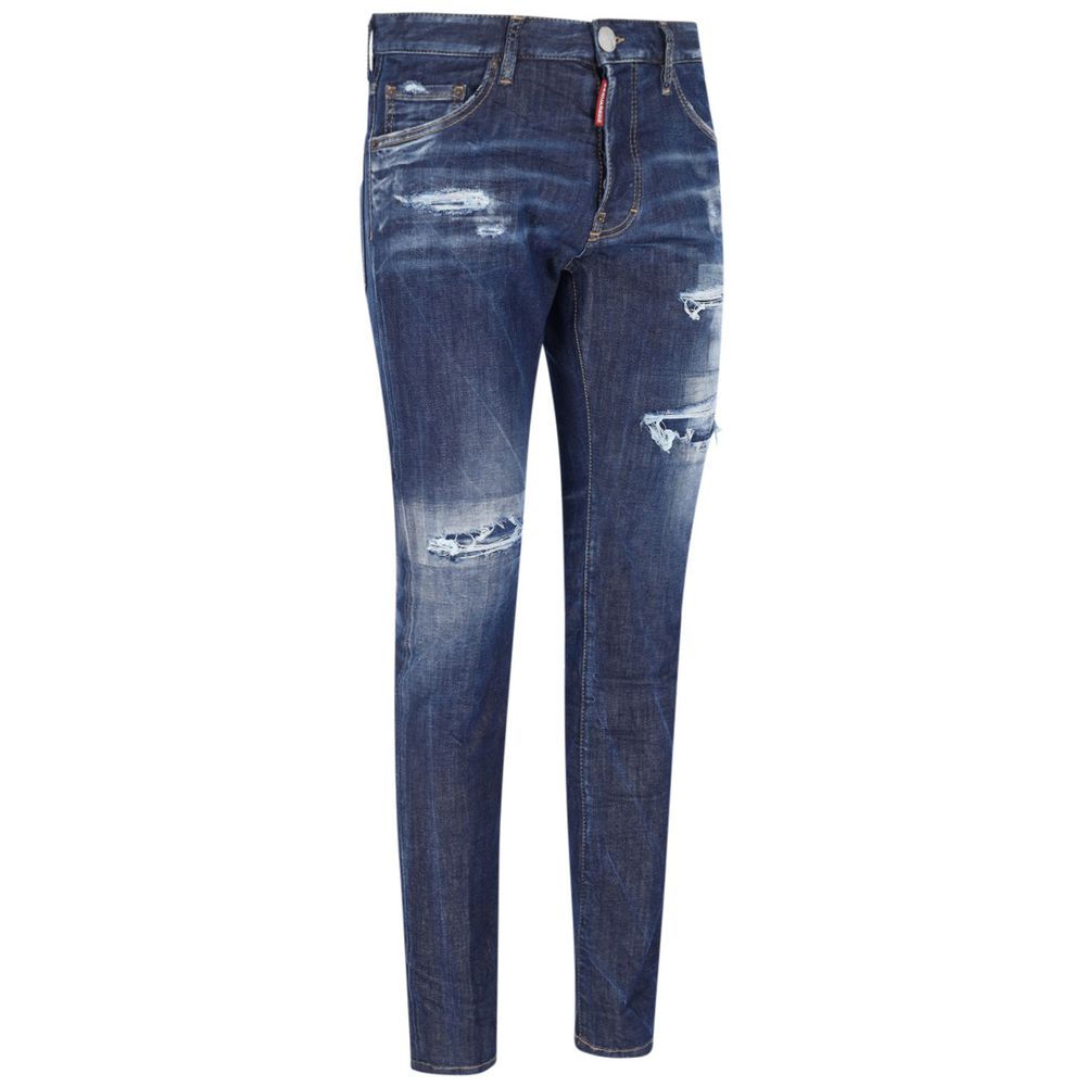 Dsquared2 Cool Guy Blue Cotton Jeans