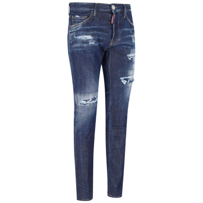 Dsquared2 Cool Guy Blue Cotton Jeans