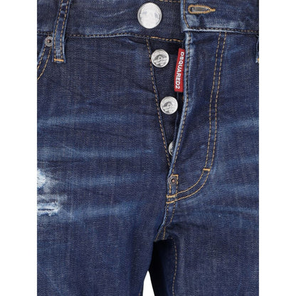 Dsquared2 Cool Guy Blue Cotton Jeans