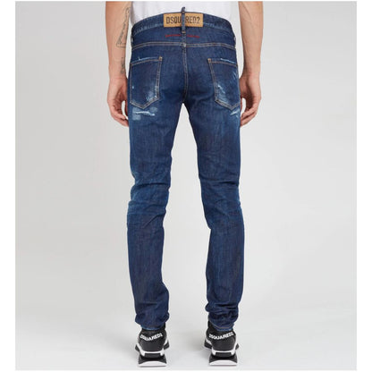 Dsquared2 Cool Guy Blue Cotton Jeans