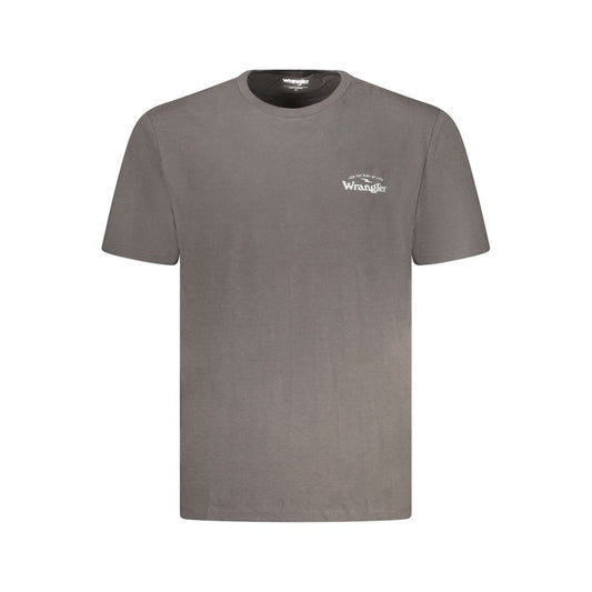 Wrangler Black Cotton T-Shirt - Classic Graphic Tee