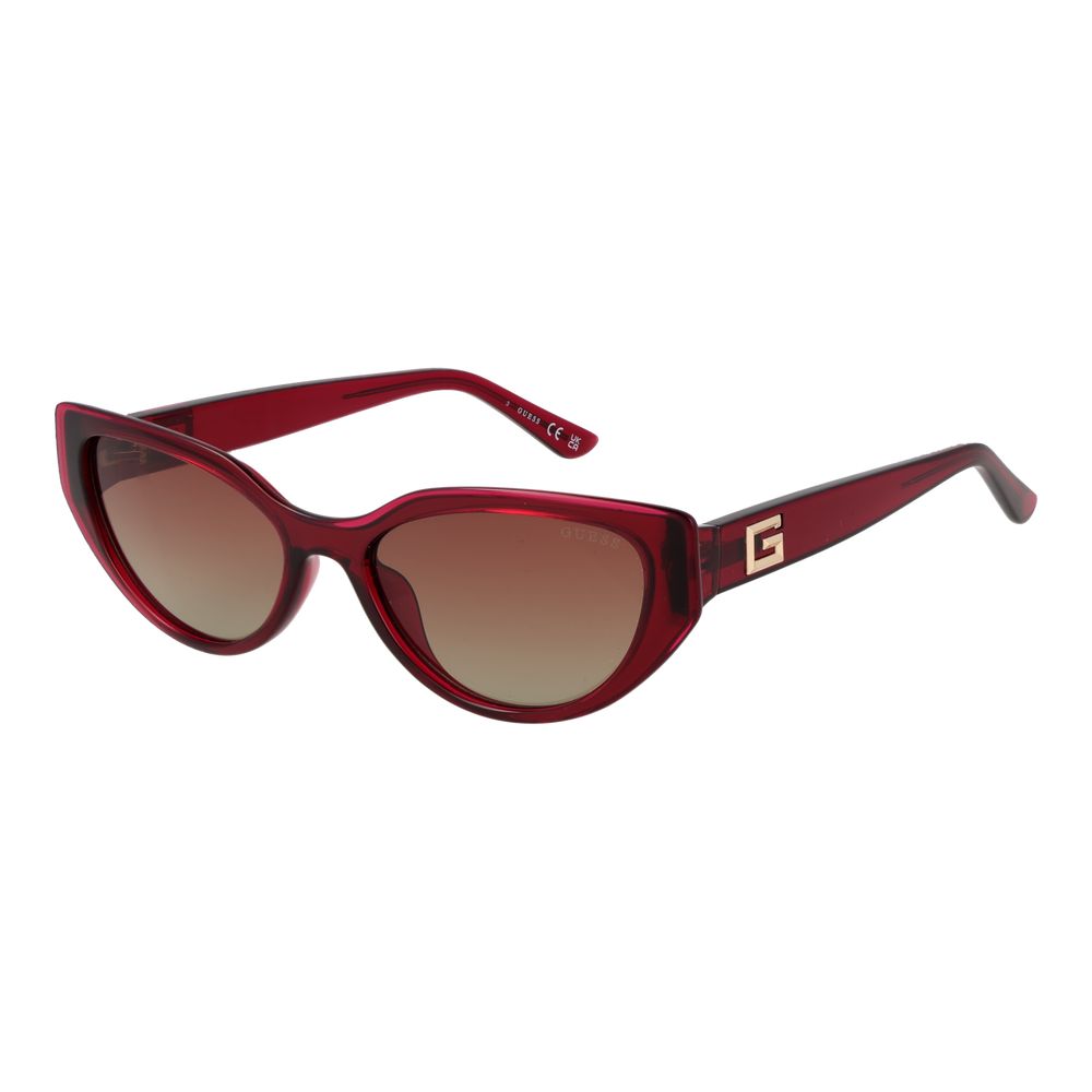 Guess Burgundy Cat Eye Women Sunglasses