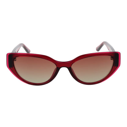 Guess Burgundy Cat Eye Women Sunglasses