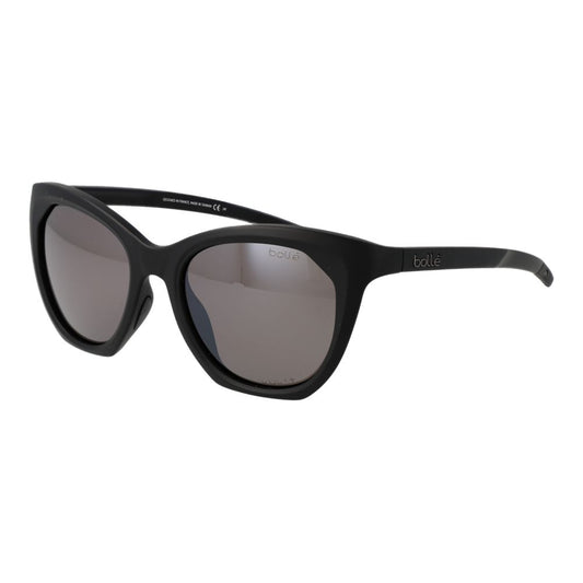 Bolle Women's Sunglasses – Black Full-Rim Frame with Grey Polarized Lenses