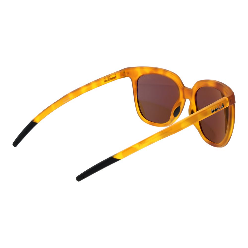 Bolle Women's Sunglasses – Brown Square Frame with Polarized Lenses, 53mm