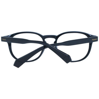 Polaroid Unisex Optical Frames – Black Round Frame, 50mm