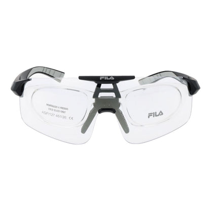 Fila Black Men's Sunglasses – Stylish Full-Rim Frame with Grey Lenses, 99mm