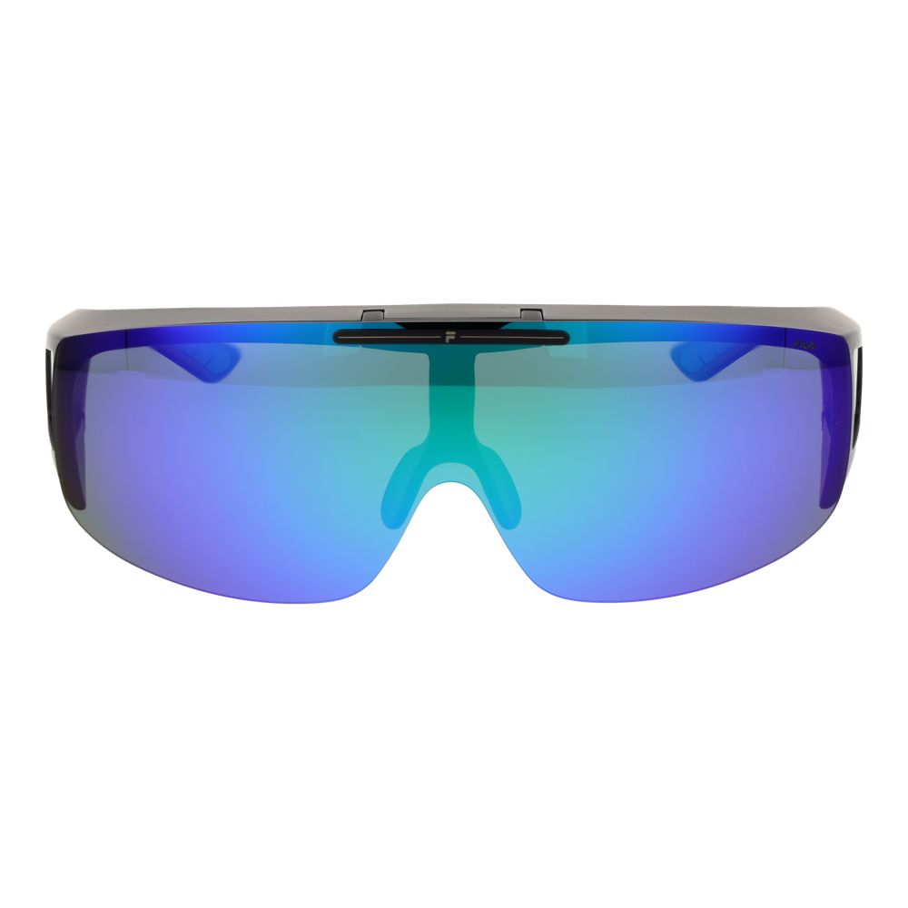 Fila Black Men's Sunglasses – Polarized Full-Rim Frame, 99mm Lenses