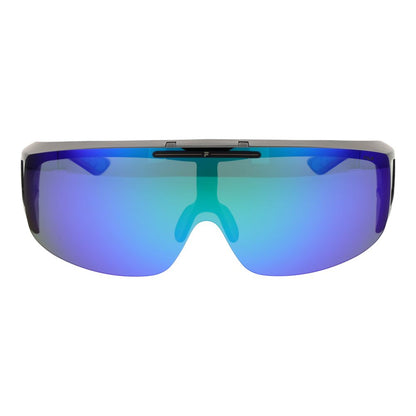 Fila Black Men's Sunglasses – Polarized Full-Rim Frame, 99mm Lenses