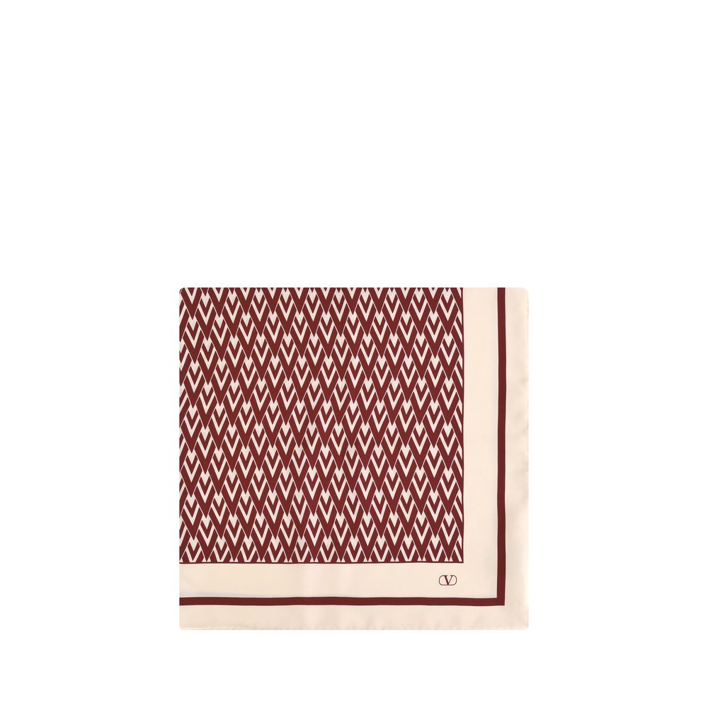 Valentino Garavani Toute la V Silk Scarf