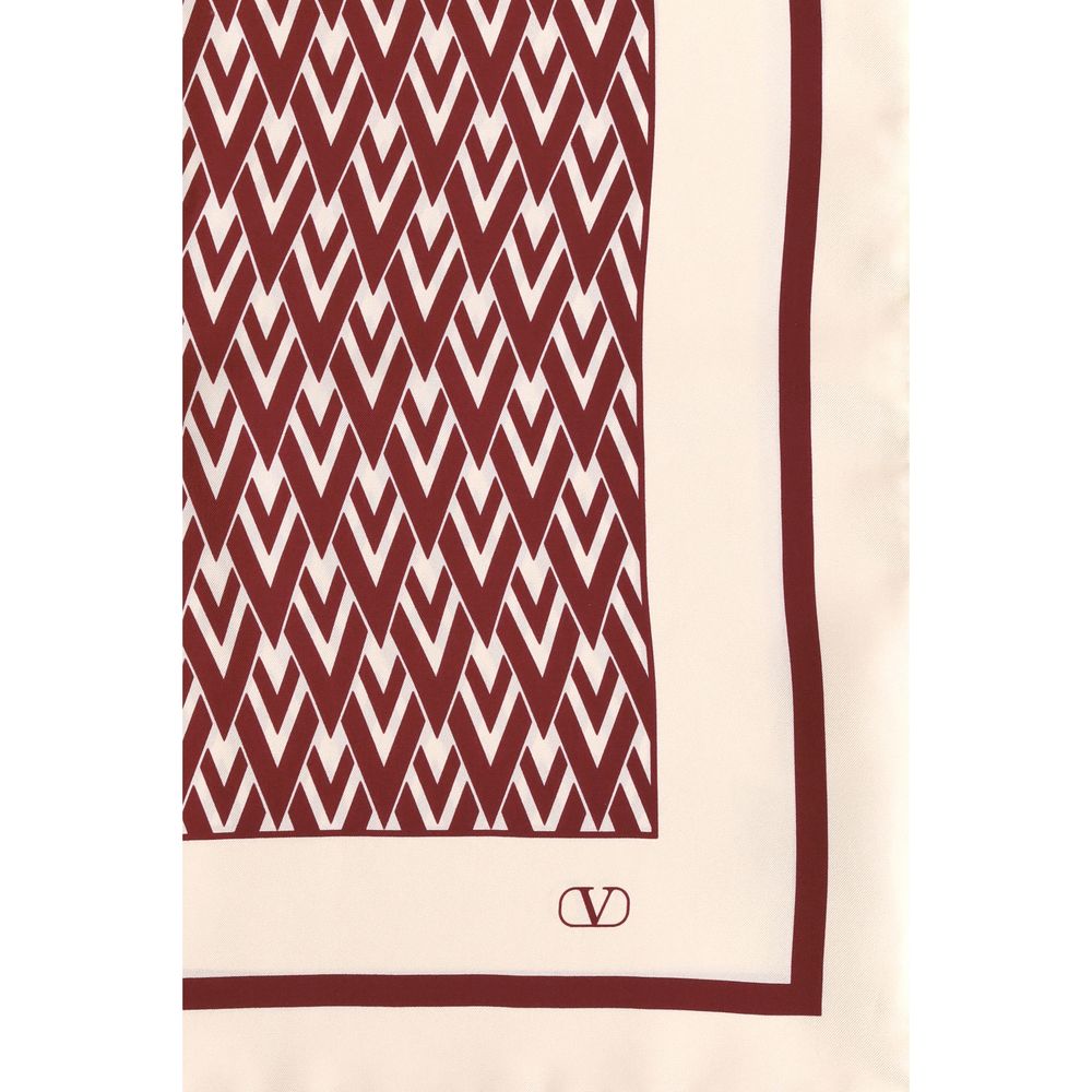 Valentino Garavani Toute la V Silk Scarf