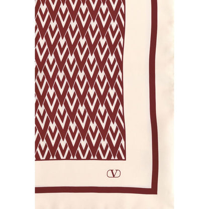 Valentino Garavani Toute la V Silk Scarf