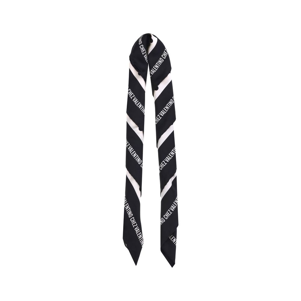 Valentino Garavani Polka Dot Silk Scarf