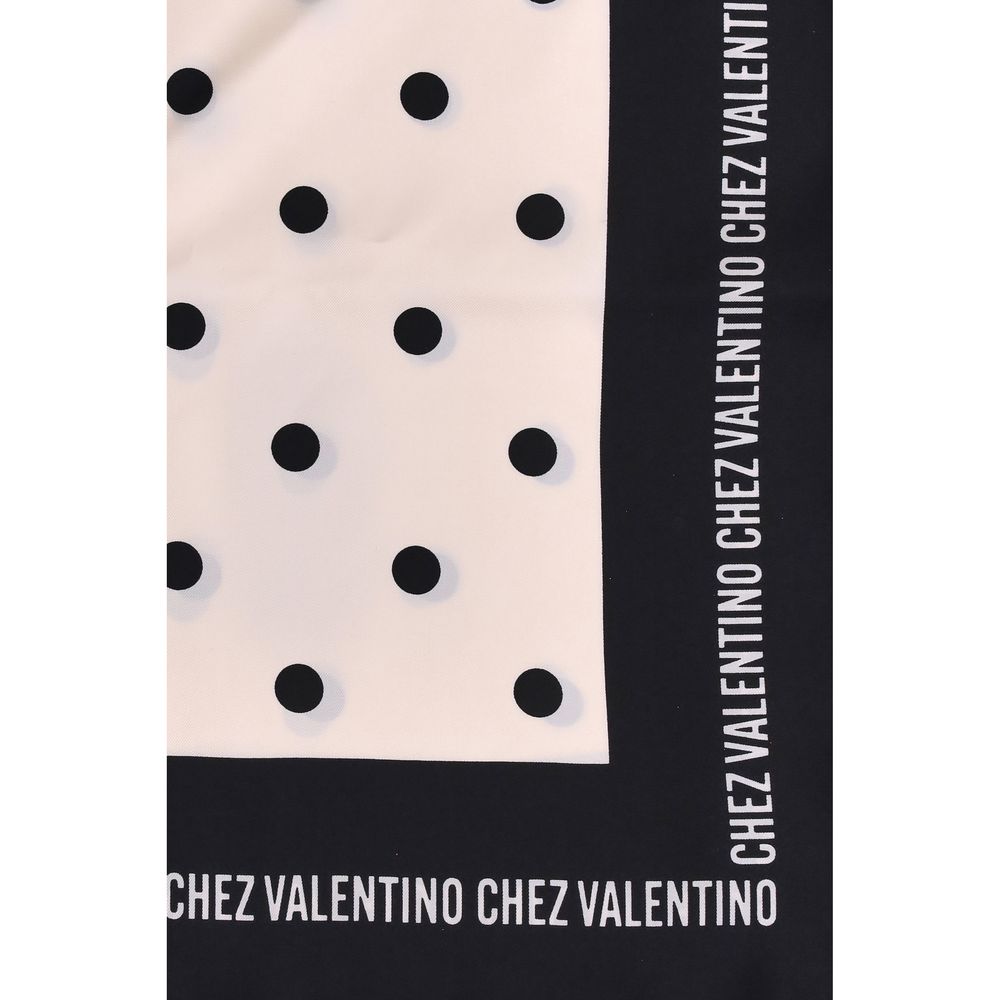 Valentino Garavani Polka Dot Silk Scarf